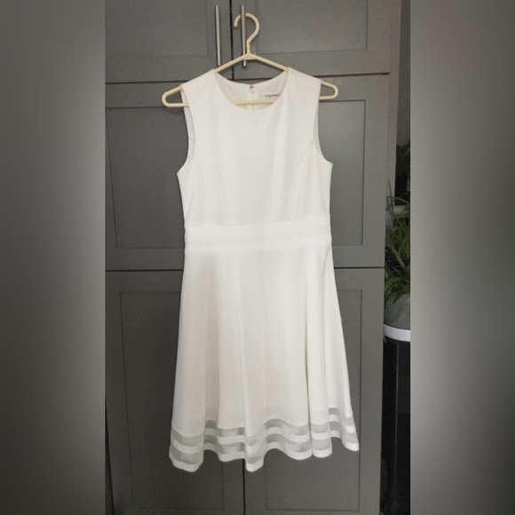 Calvin Klein Dresses & Skirts - Calvin Klein White Sleeveless Dress